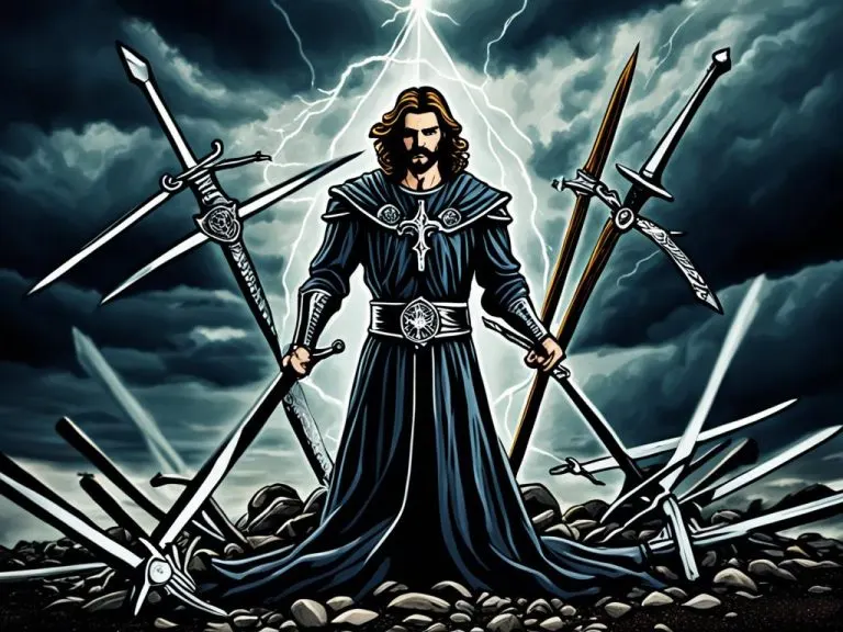 Significado de Cinco de Espadas en el Tarot