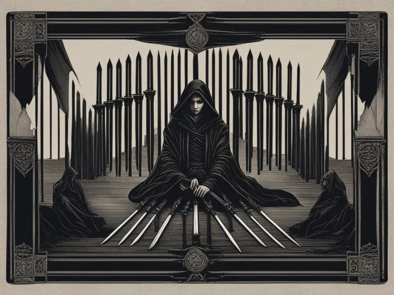 Significado de Diez de Espadas en el Tarot