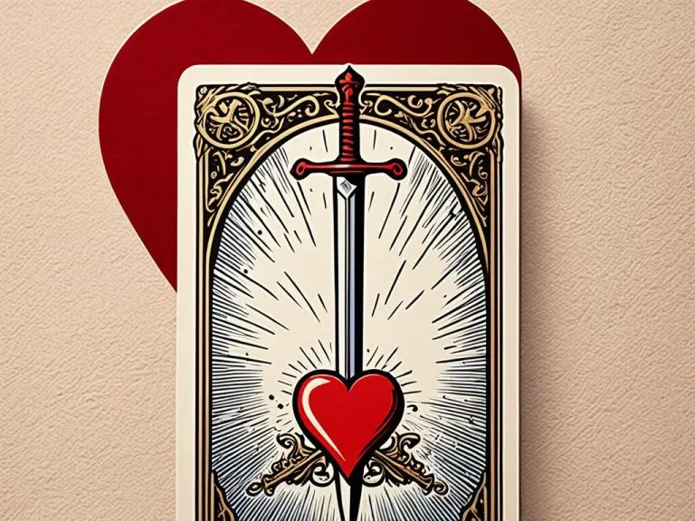 Significado de As de Espadas en el Tarot en una tirada de amor