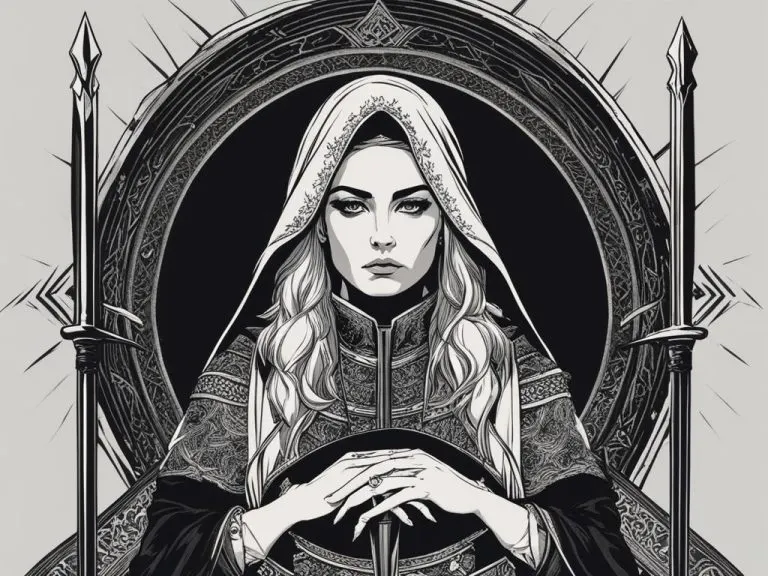 Significado de Sota de Espadas en el Tarot en una tirada de amor