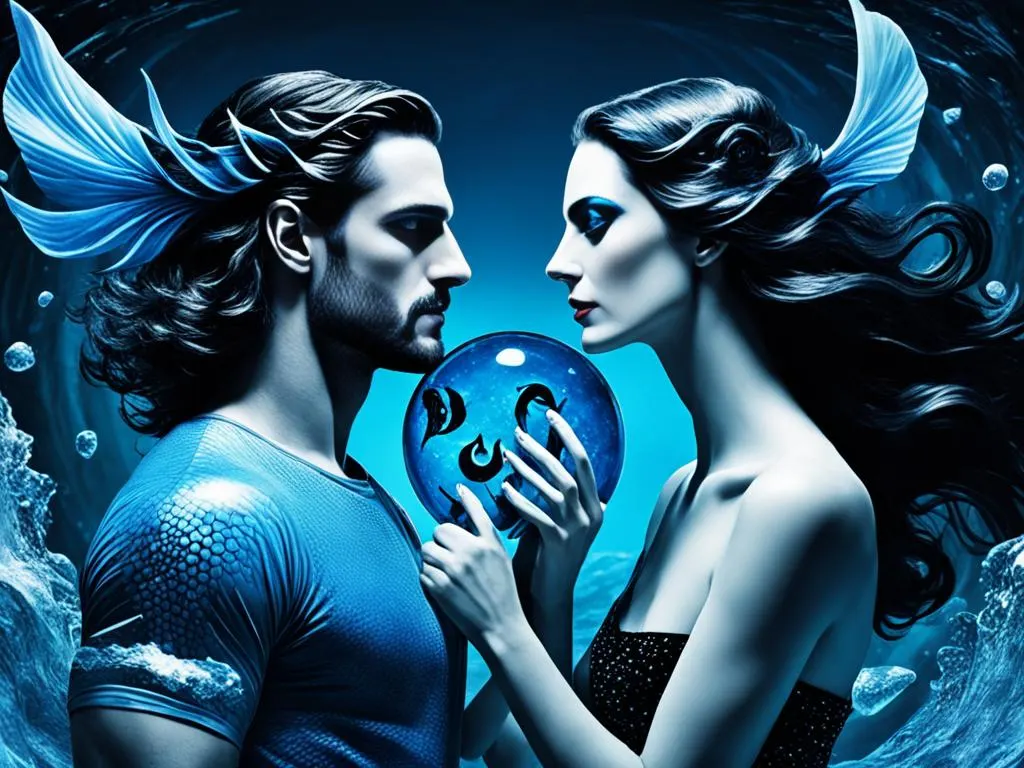 Hombre Piscis y Mujer Escorpio