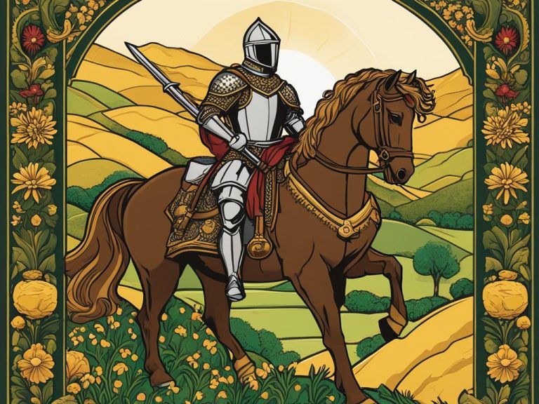 Significado de Caballero de Oros en el Tarot