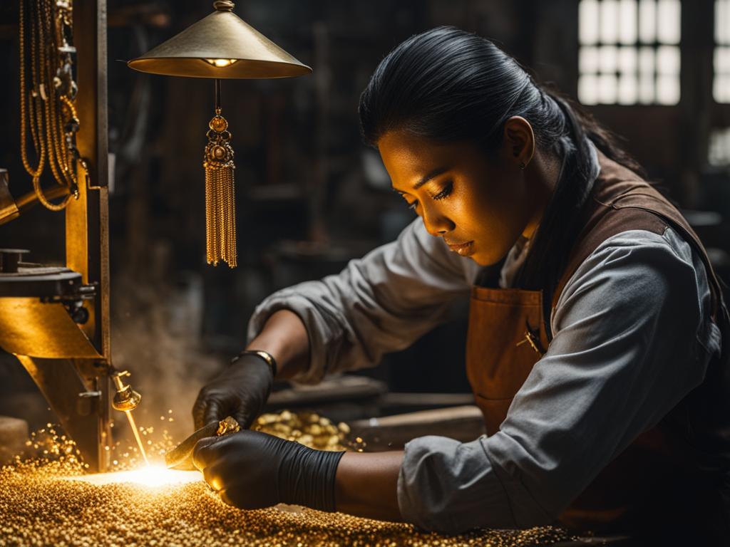 Ocho de Oros en el trabajo significado
