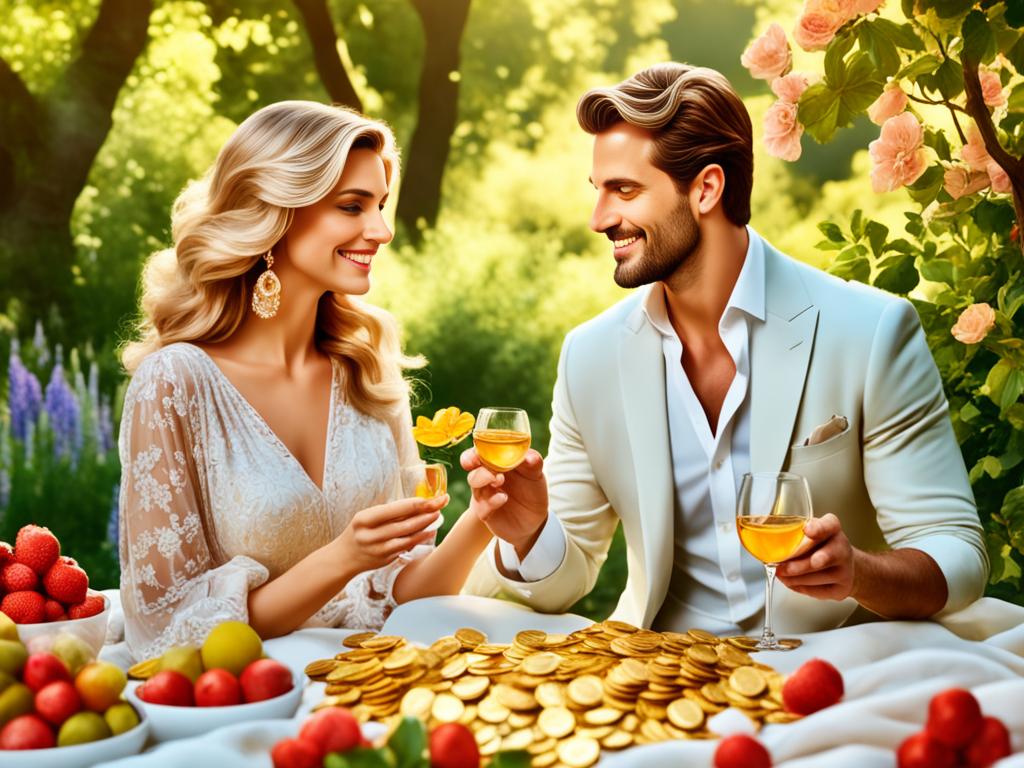 Nueve de Oros en el amor
