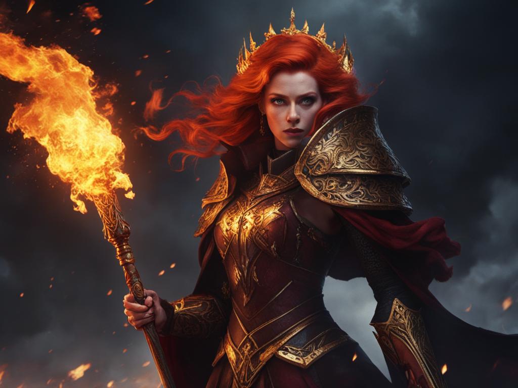 Interpretación Reina de Bastos invertida