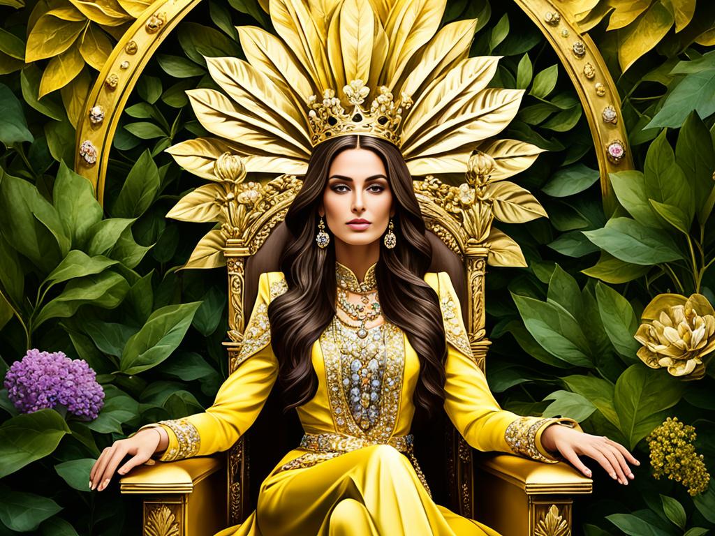 Significado de la Reina de Oros en posición al derecho Significado de la Reina de Oros en posición al derecho