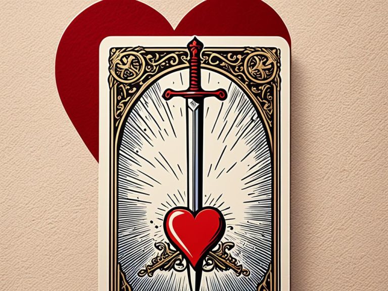 Significado de As de Espadas en el Tarot en una tirada de amor
