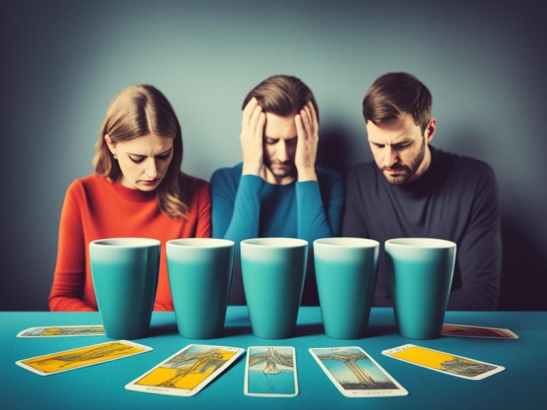Significado de Cinco de Copas en el Tarot