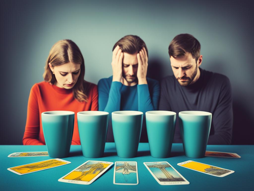 Significado de Cinco de Copas en el Tarot