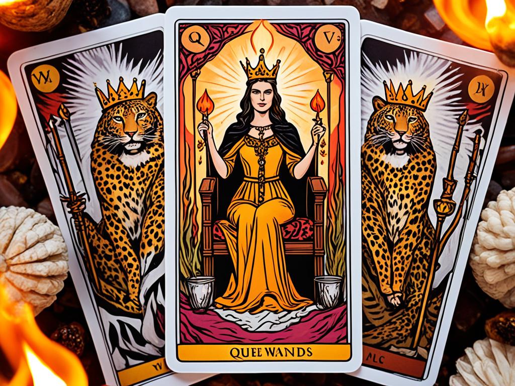 Significado de Reina de Bastos en el Tarot en una tirada de amor