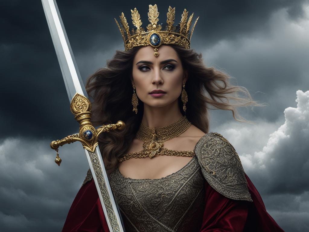 Significado de Reina de Espadas en el Tarot en una tirada de amor