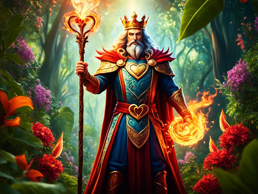 Significado de Rey de Bastos en el Tarot en una