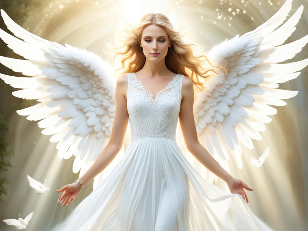 soñar con un ángel blanco