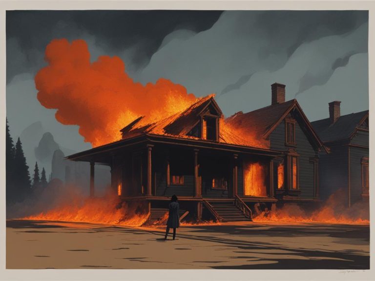 ¿Qué significa soñar con una casa que se incendia?