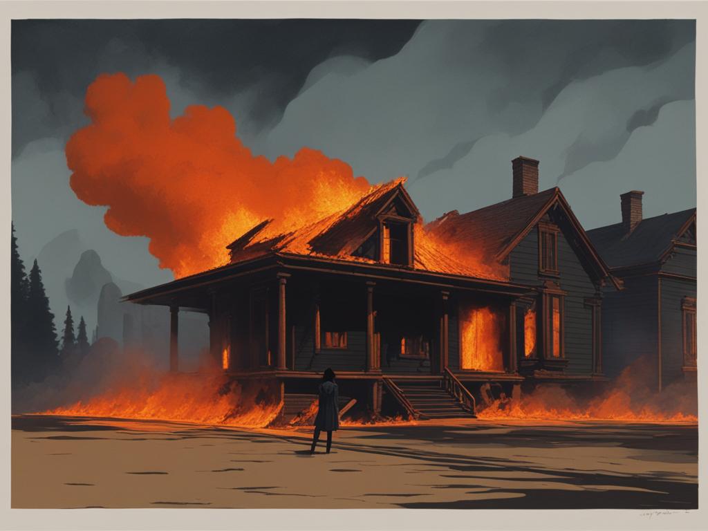 ¿Qué significa soñar con una casa que se incendia?