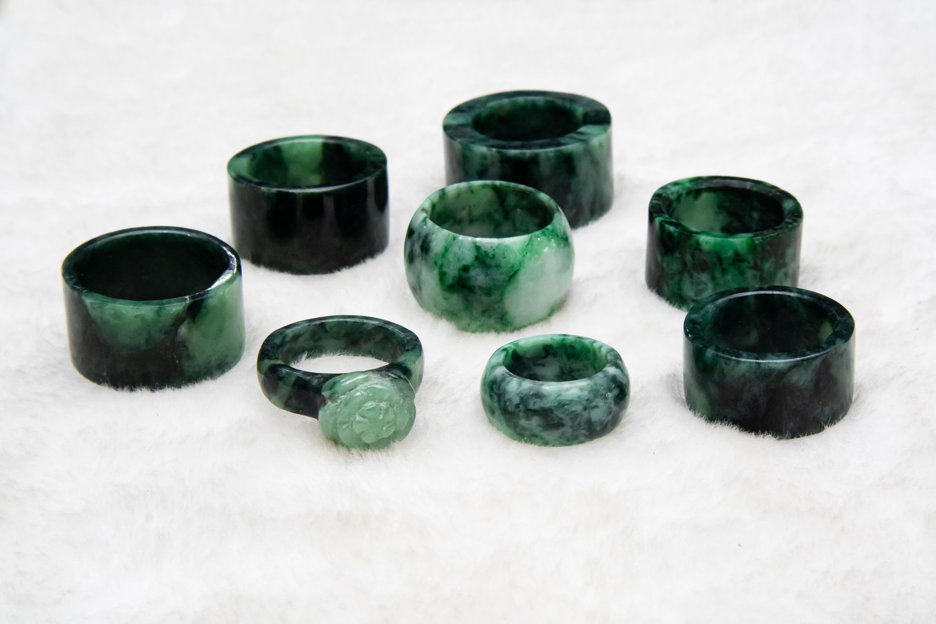 Jade verde para prosperidad tranquila